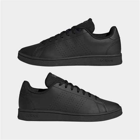 zwarte sneakers adidas advantage base|Black adidas Advantage Shoes .